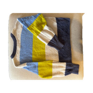 Aerie Colorful Striped Long Sleeve Sweater - Size XS